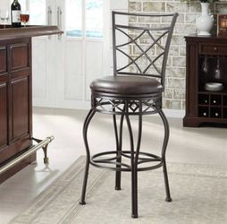 Pulaski Metal Barstool adjustable leg for a 24" or 30" stool height