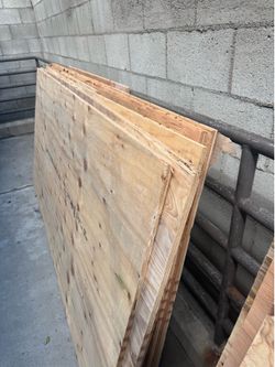 16 sheets 3/4” plywood   * 3/4” APA Rated Sheathing * Exposure 1 * 48” × 96”