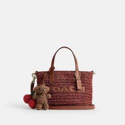 Coach city mini tote bag with charms