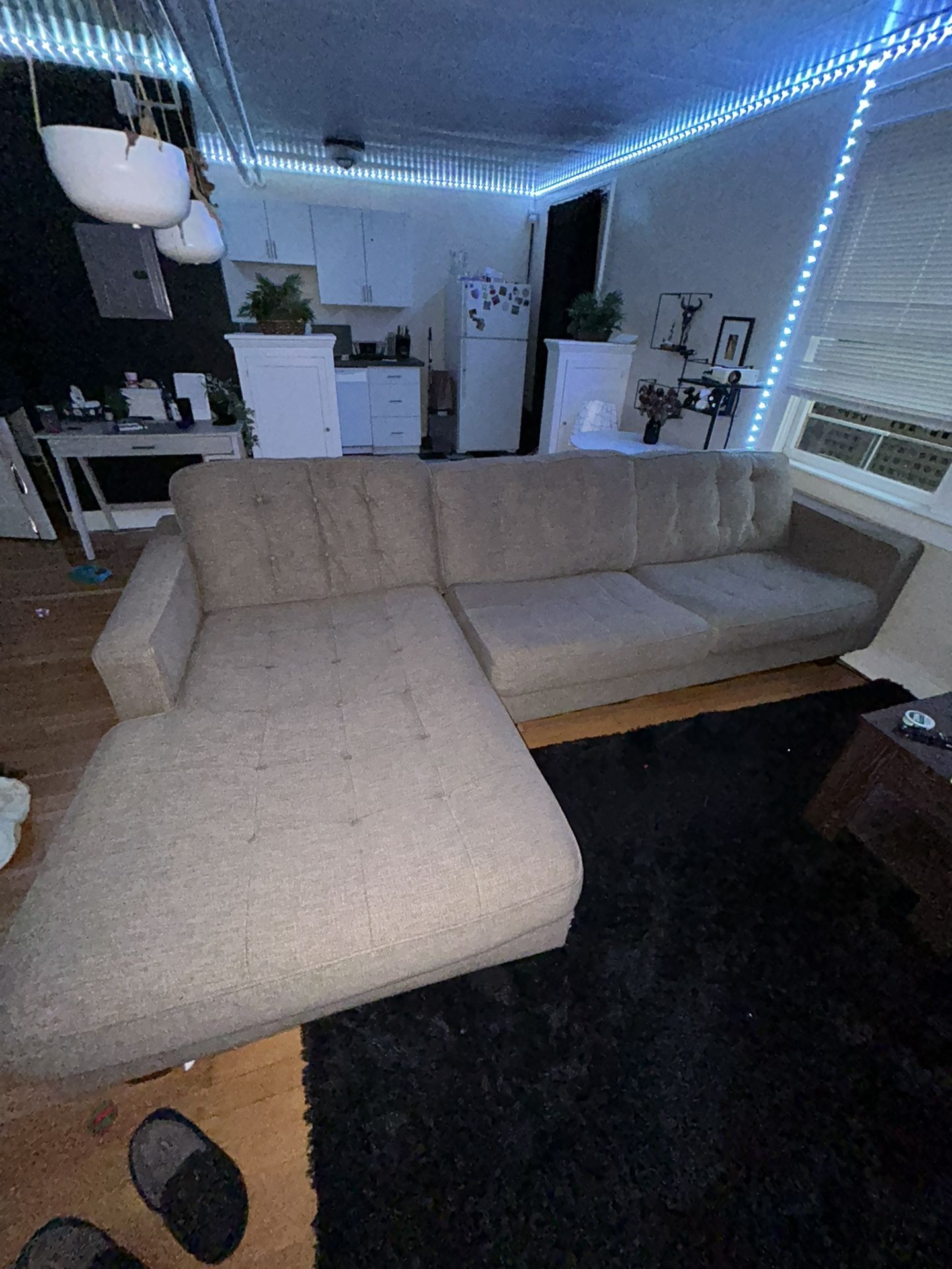Grey Sectional Couch - 10 feet x 6 feet (Pick up only!)