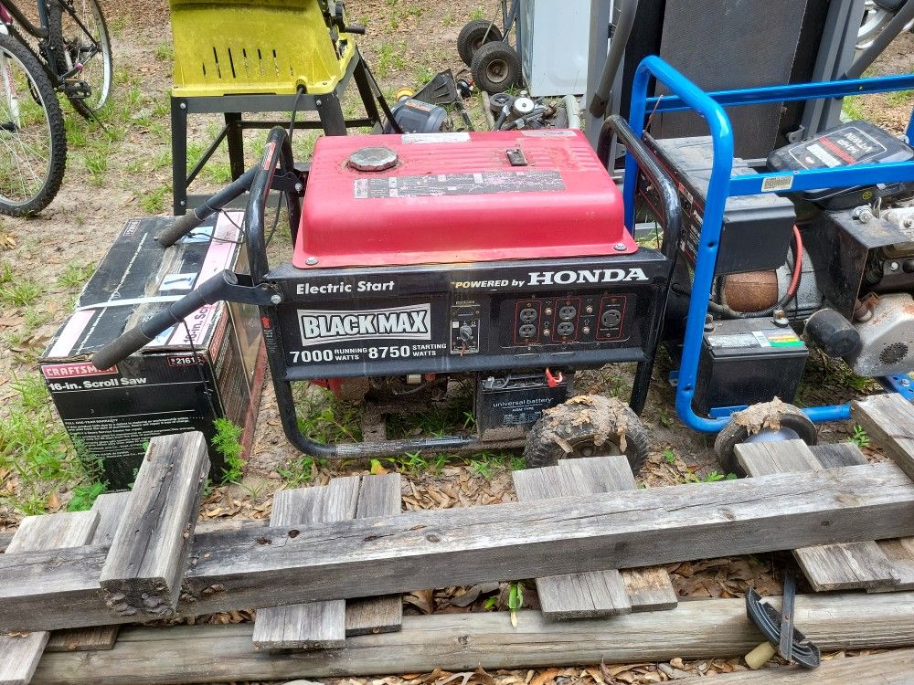 Honda Black Max 8750 Watt Generator for Sale in Cleveland, TX OfferUp