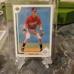 1991 Upper Deck Chipper Jones Top Prospects Card Number 55