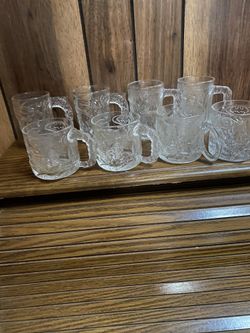 8 Vintage McDonalds Batman Forever Mugs 1995