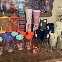 New drinkware: cups, tumblers, water bottles, travel, etc. Check my profile for more great items!