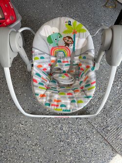 Baby girl  sleeping rocker