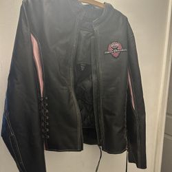 Woman’s Leather Biker Set