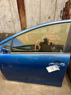 Toyota Prius C Front Door Driver Side LH Blue 2012 - 2019 ; J455