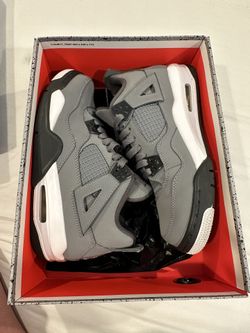 Cool Grey Jordan 4 GS Size 7