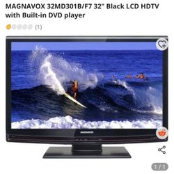 32”Magnavox  HDTV-DVD Combo