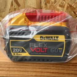 Dewalt Flexvolt 9AH Battery 