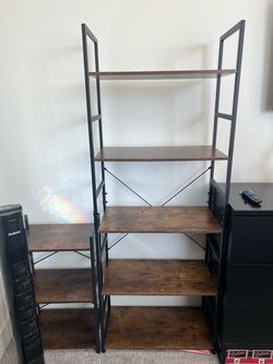 5 tier book case