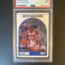 1989 Hoops Rick Mahorn #46 PSA 9 Pistons