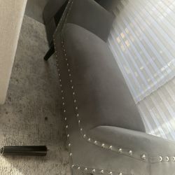 Bench, King Size Headboard And Metal Bed Frame