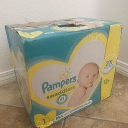 Pampers Swaddlers Newborn Diapers Size 1 164 Count