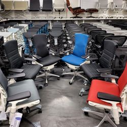 THE BEST NEW & USED CHAIRS 🔥HERMAN MILLER & STEELCASE🔥 AERON - EMBODY  - SAYL - MIRRA 2 - GESTURE  - LEAP V2 -  AMIA - EAMES ALL IN STOCK! 