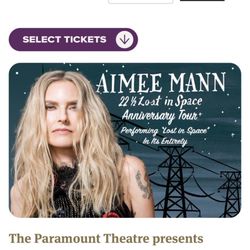 Amiee Mann Ticket