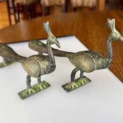 Peacock Door Pull Set
