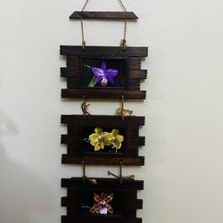 Rustic Wooden Multi-Frame Wall Décor
