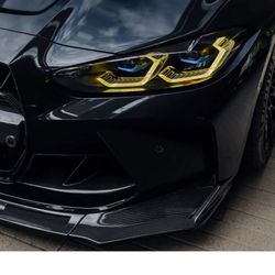 CSL Style DRL LED Module Set - BMW G Chassis - CSL Yellow / 2018-2021 BMW F97 XЗM / F98 X4M / G01 X3 & G02 X4 / Non-Laser Headlights