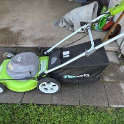 GreenWorks Electric Lawn Mower