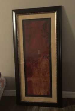 Pretty Art Deco custom frame