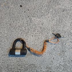 Motorcycle/Bicycle Wheel Lock