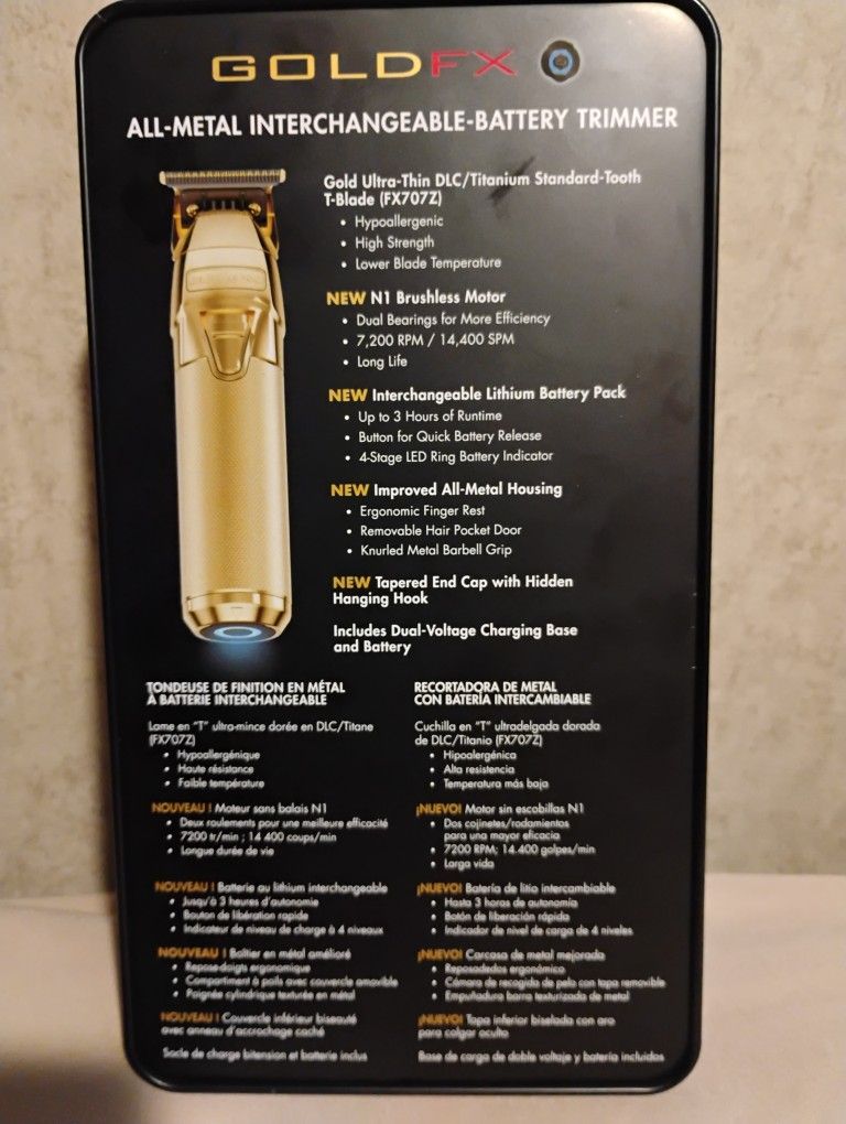 Babyliss Goldfx Barber Trimmer