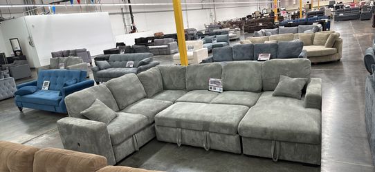 Corduroy Couch Pull Out Bed New In Box,firm Price