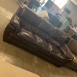 Tog Grain Leather Sofa Only $399