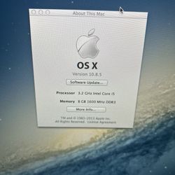 Apple iMac OS X