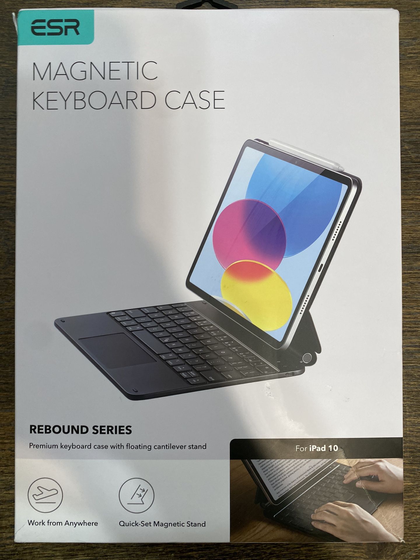 ESR Magnetic Keyboard Case Rebound Series For ipad 10th 11th (A16,2025) Black