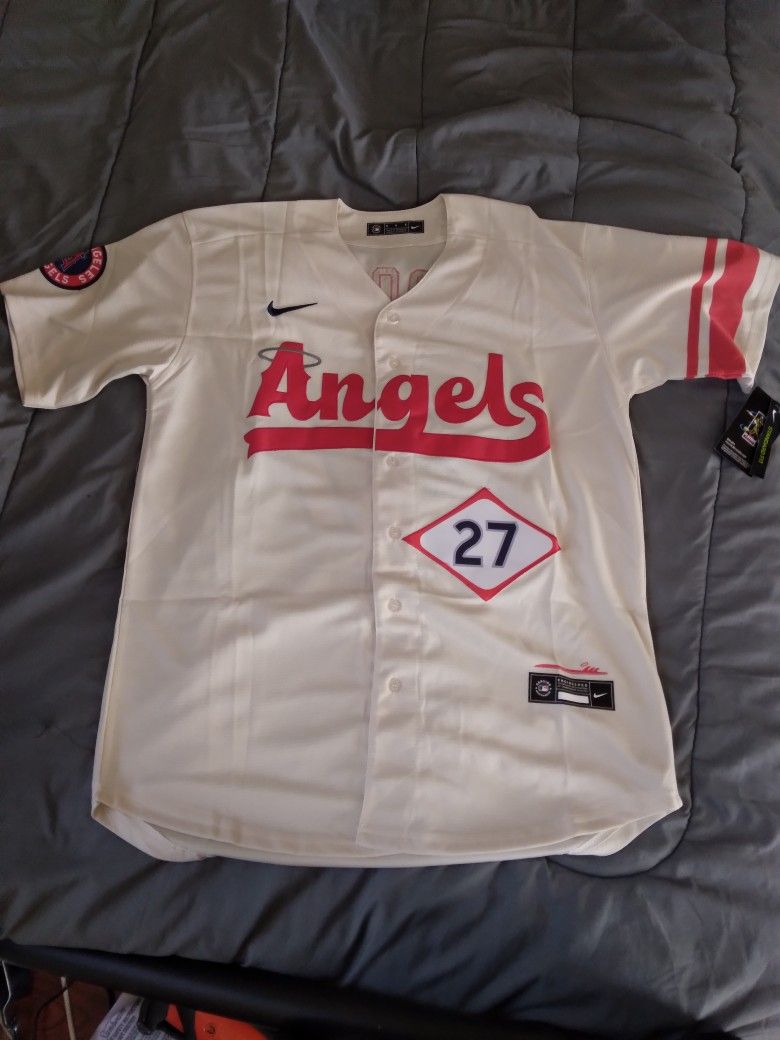 Mike Trout City Connect Angels Jersey..everything Stitched..size S.M.L.Xl  for Sale in Long Beach, CA - OfferUp