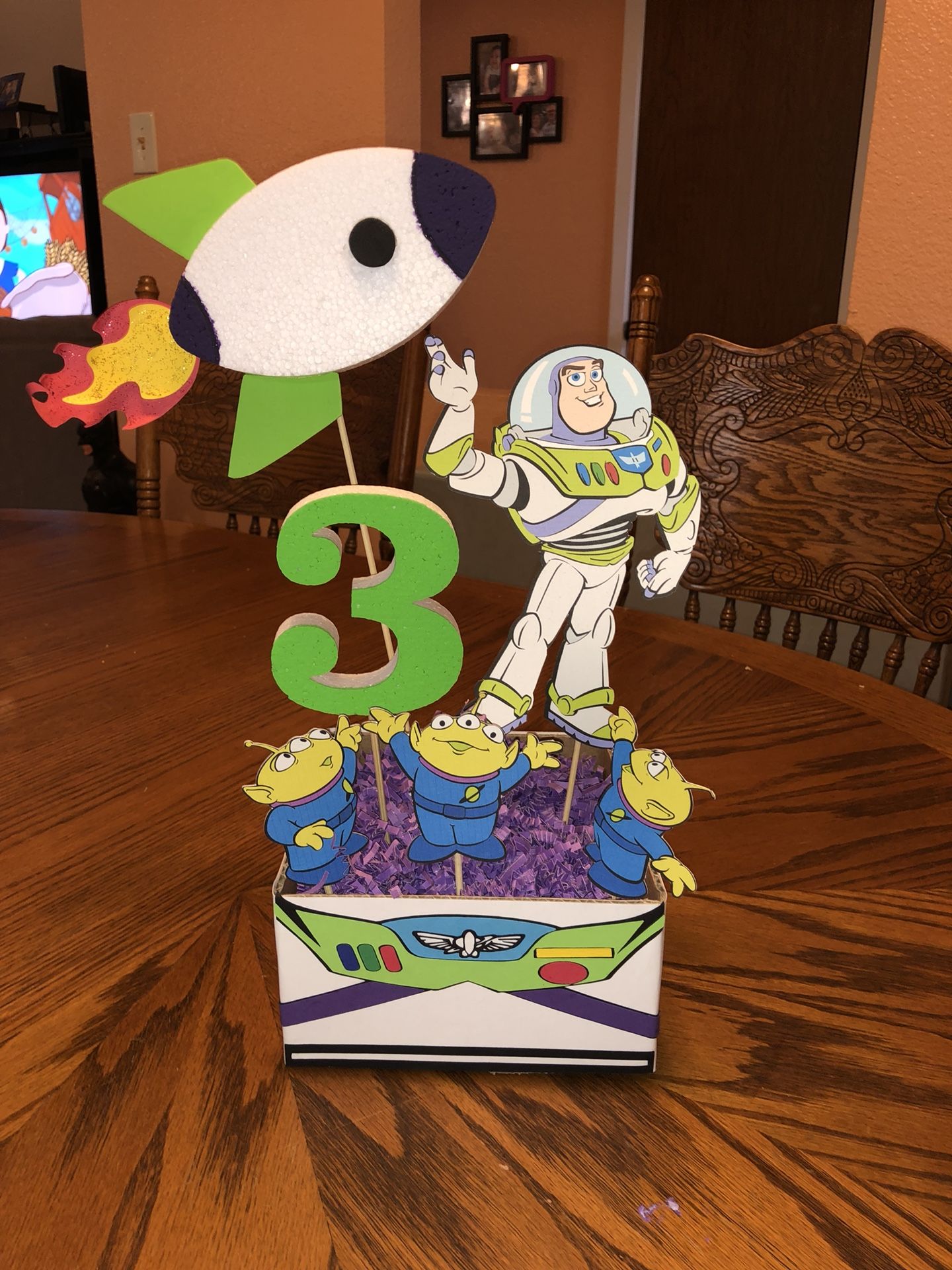 Centro de mesa buzz lightyear