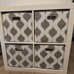 White Cubbie Dresser 
