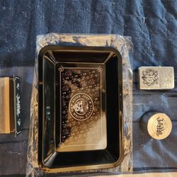 Jelly Roll Weed Tray, Grinder, & Rolling Papers 