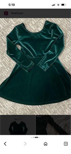 The children’s place Royal green Long sleeve dresses size 5 years