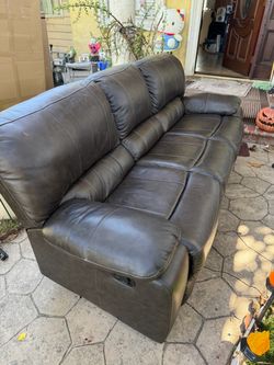 Leather couch