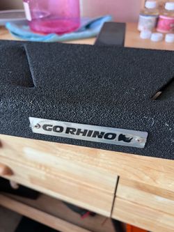 Rhino heavy duty steel hitch bumper