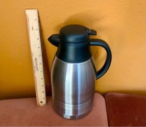 COFFEE CARAFE, STAINLESS STEEL, TRUDEAU (50% OFF SALE)