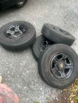 4 used tires Chevy