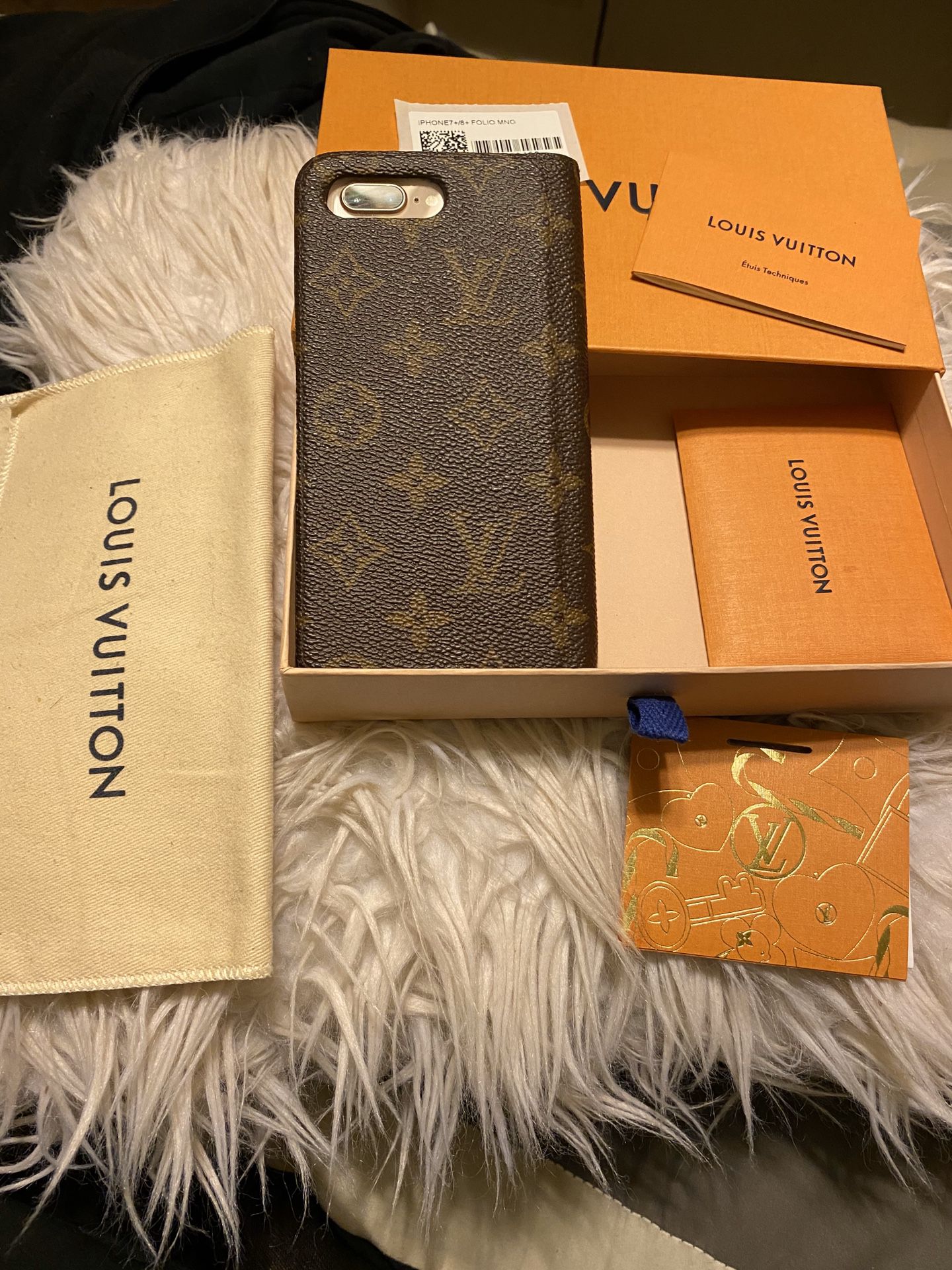 Louis Vuitton IPhone 7 Plus/ 8 Plus Authentic Phone Case