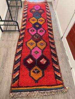 Vintage Handwoven Moroccan Rug