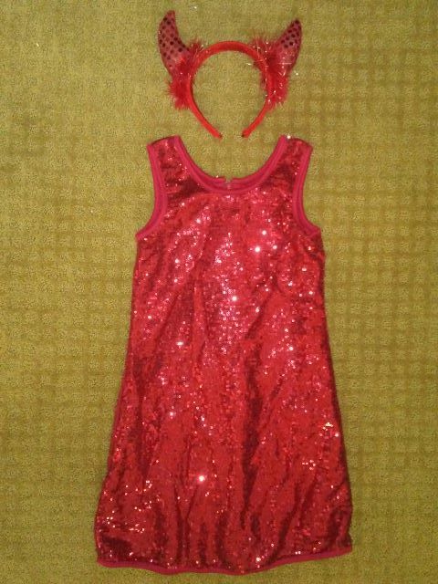 Girls size 6 Devil costume