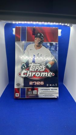 2026 Topps Chrome Baseball Hobby Box!