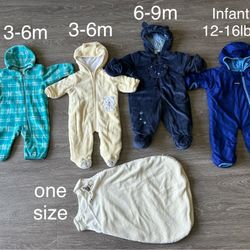Baby Warm Suits $8 Each