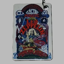 Led Zeppelin Concert Poster Keychain 