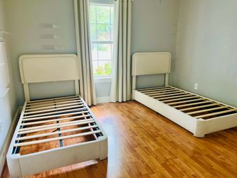 2 Twin Bed Frames & Headboards
