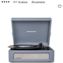 Crosley Voyager Portable Turntable Blue Tooth