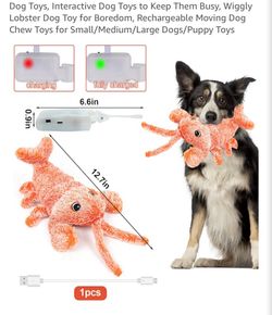 Interactive Dog Toy - Wiggling Lobster