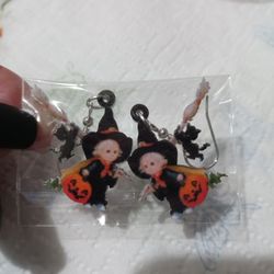 BRAND NEW FRIENDLY WITCH EARRINGS
